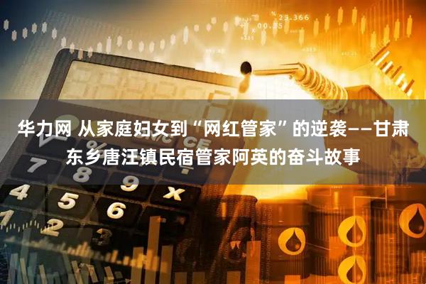 华力网 从家庭妇女到“网红管家”的逆袭——甘肃东乡唐汪镇民宿管家阿英的奋斗故事