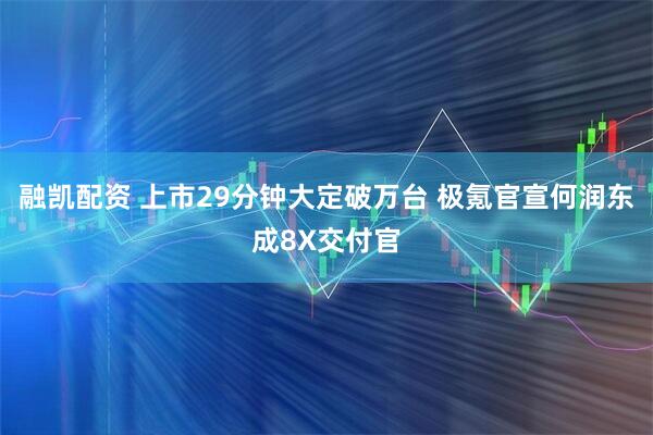 融凯配资 上市29分钟大定破万台 极氪官宣何润东成8X交付官