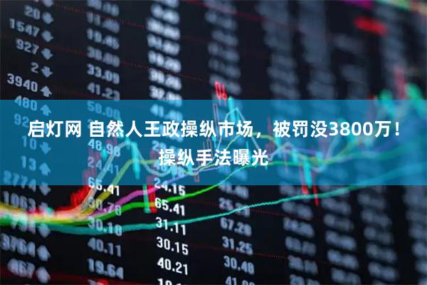 启灯网 自然人王政操纵市场，被罚没3800万！操纵手法曝光