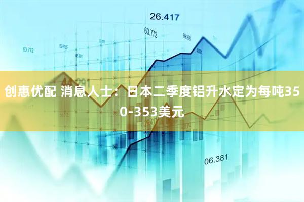 创惠优配 消息人士：日本二季度铝升水定为每吨350-353美元